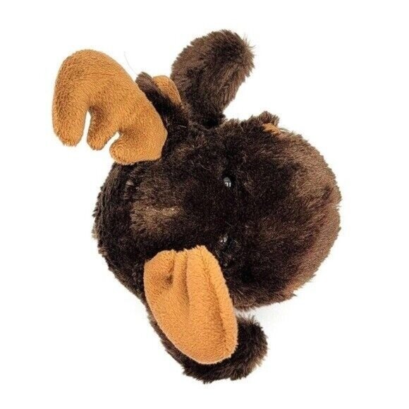 Wishpets Moose Plush Chubby Bubba Brown 9.5" Antler Stuffed Animal 2016 #83081 - Picture 6 of 10